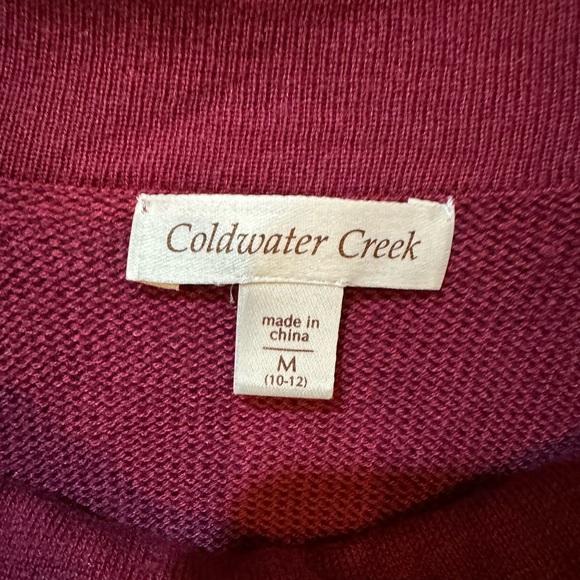 Coldwater Creek Red Cowl Neck Sweater - Picture 5 of 6